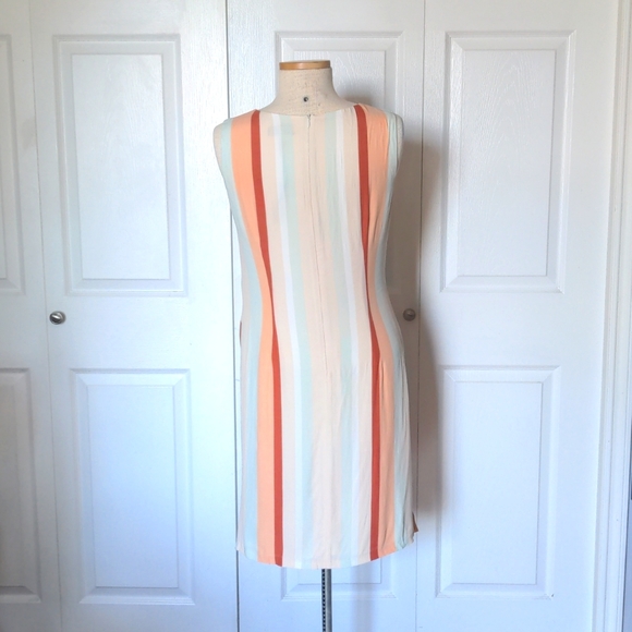 Striped Faux Wrap Dress by Sinequanone - Picture 3 of 8